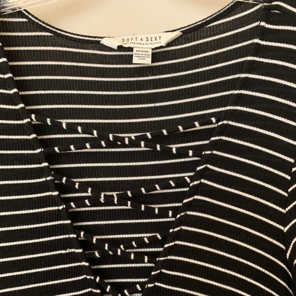 AEO Soft and Sexy Crossneck Dress - Picture 2 of 3